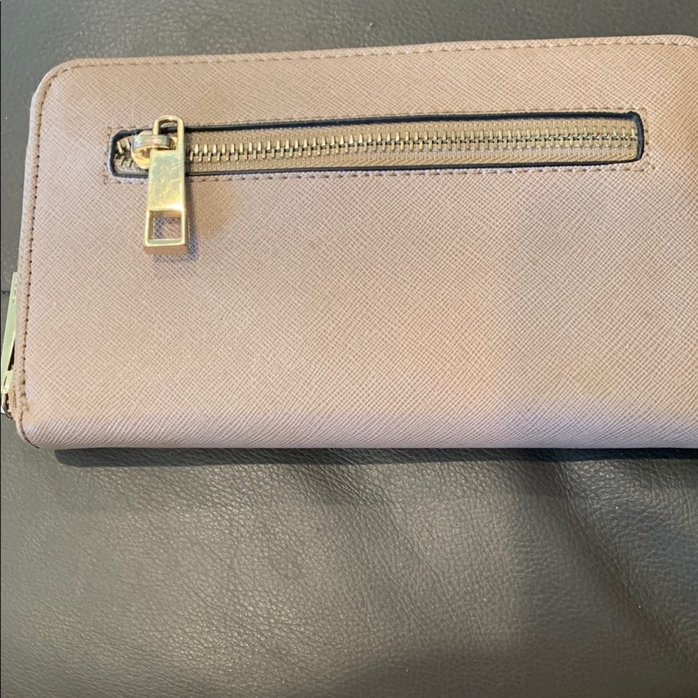 Aldo Tan Rectangular Zip-Around Wallet - Picture 3 of 7